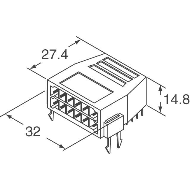 PX10-AF6WP Hirose Electric Co Ltd  Embases à broches mâles
